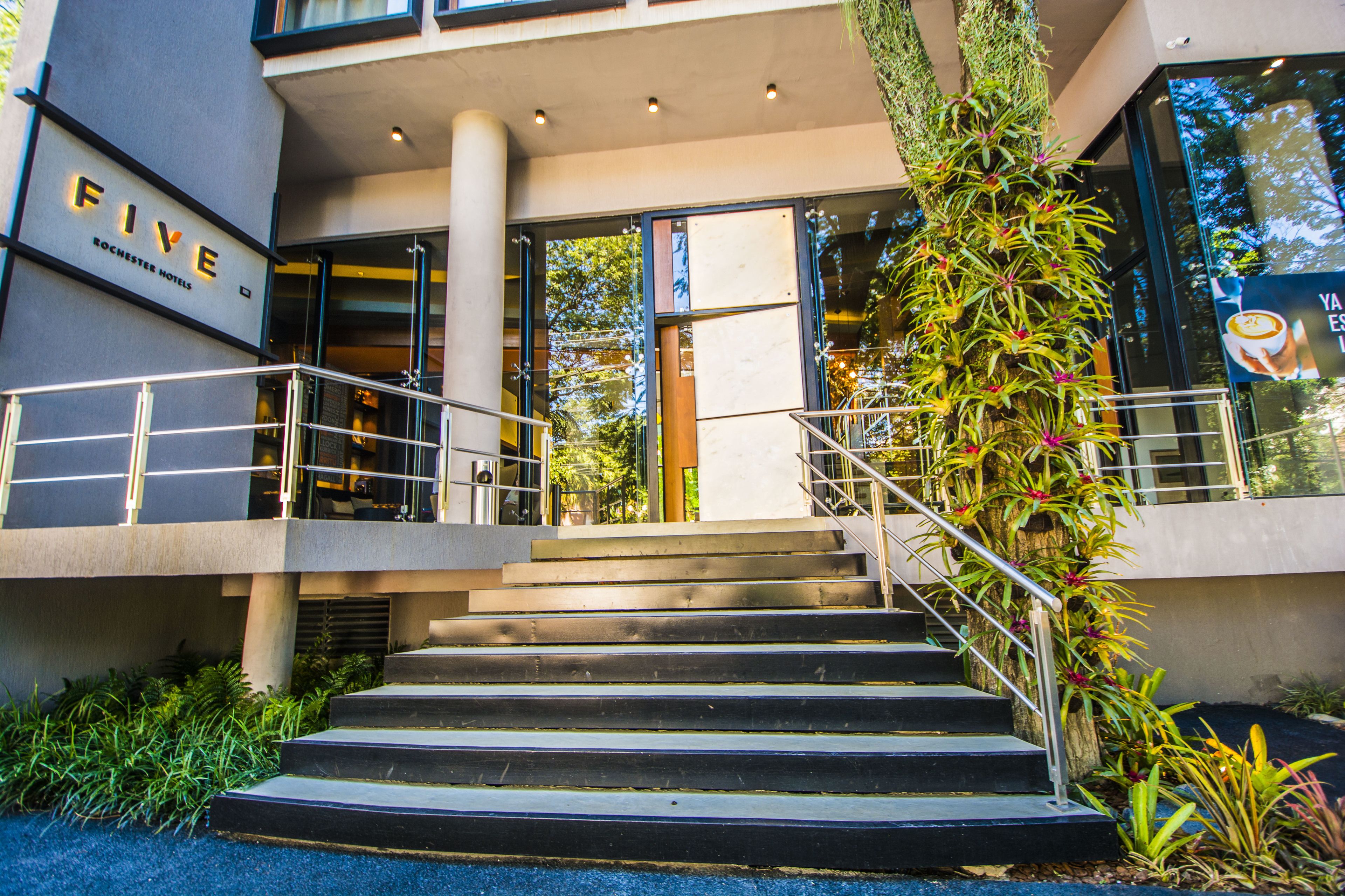 Overnatningsstedets facade