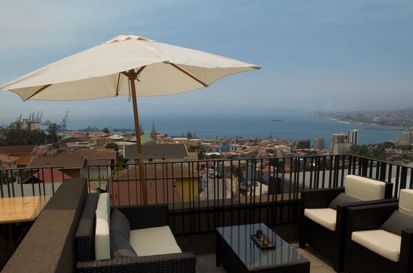 Appartement, vue océan | Terrasse/Patio