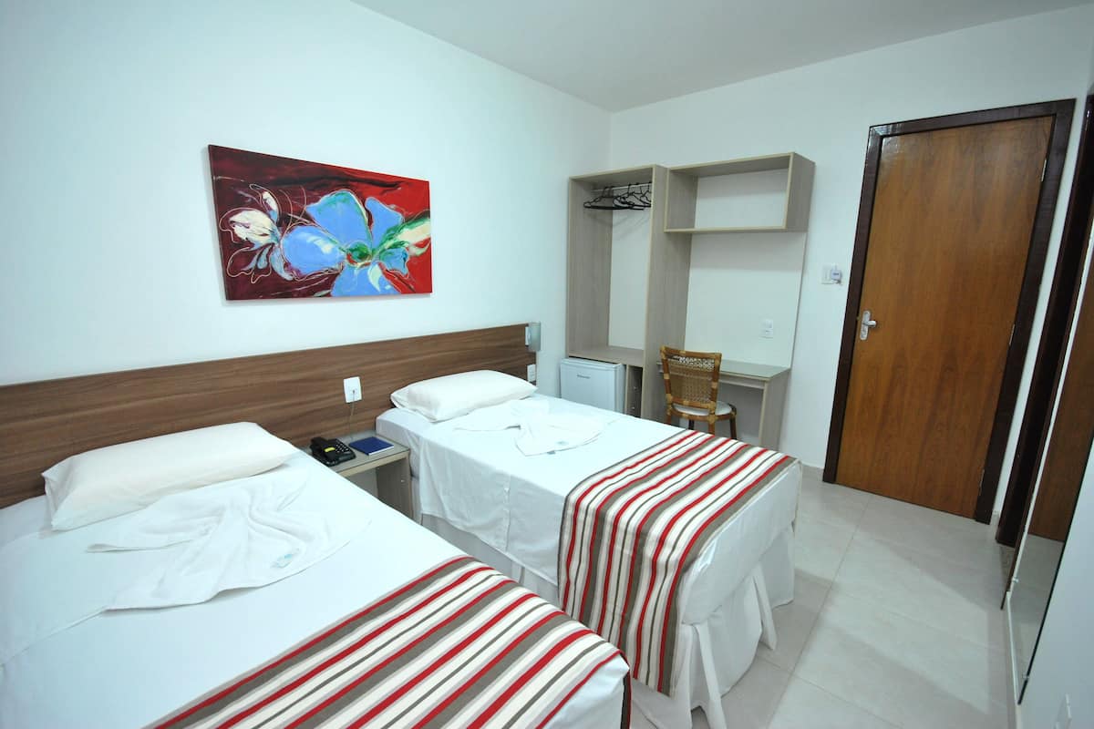 Minibar, desk, blackout drapes, free WiFi