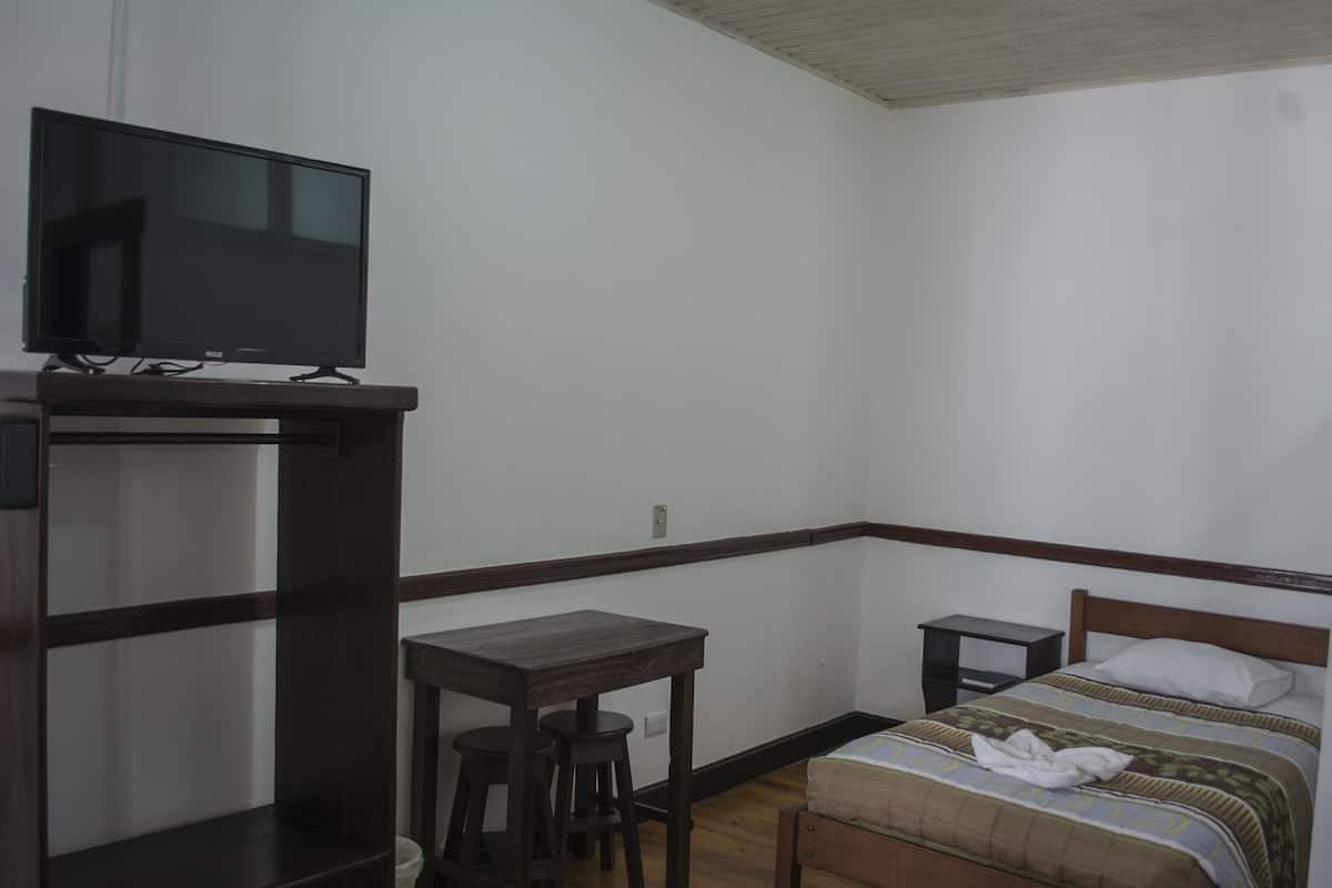 Standaard kamer, 3 eenpersoonsbedden | Een kluis op de kamer, een bureau, gratis wifi, beddengoed