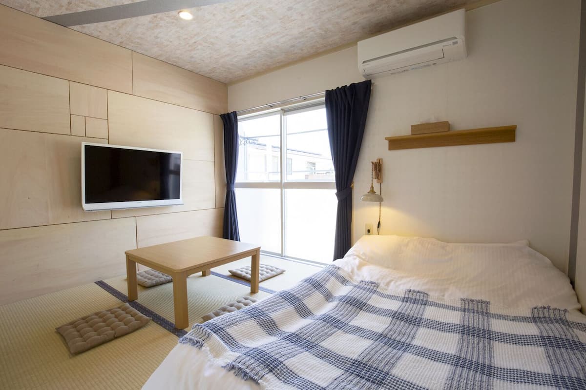 Tweepersoonskamer, niet-roken (Japanese Style w/ 2Futons,206) | Bedden met traagschuimmatras, individueel gedecoreerd