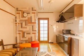 Spiseområde på rommet