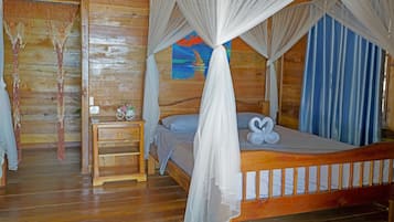 Familienbungalow, Meerblick, Strandnähe | 1 Schlafzimmer, Zimmersafe