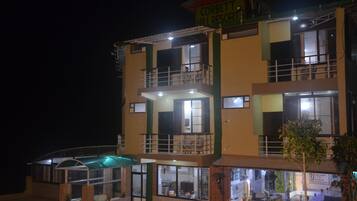 Front of property – evening/night