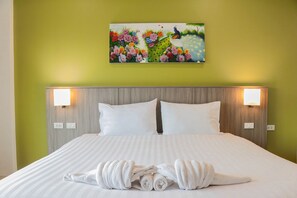 Kahden hengen deluxe-huone | Pimennysverhot, ilmainen Wi-Fi, vuodevaatteet