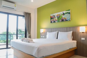 Deluxe Double Room | Blackout drapes, free WiFi, bed sheets - S2 Airport Residence (Sa Khu)