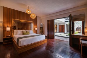 Villa Présidentielle, 3 chambres, salle de bains attenante | Minibar, coffres-forts dans les chambres, Wi-Fi gratuit, draps fournis