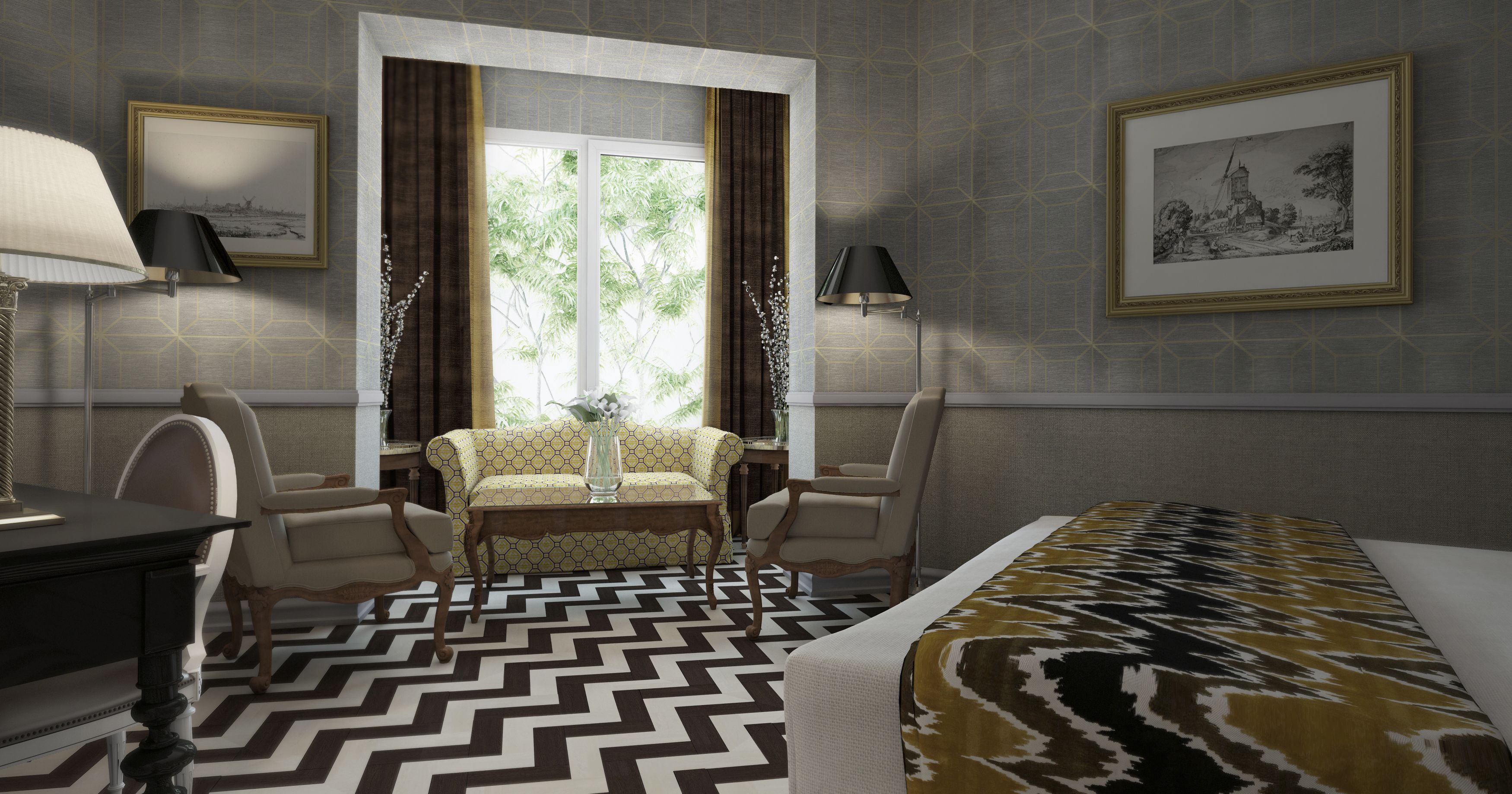 Minibar, in-room safe, desk, blackout drapes