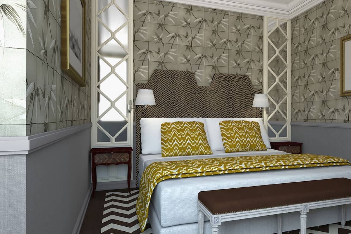 1 chambre, minibar, coffres-forts dans les chambres, bureau