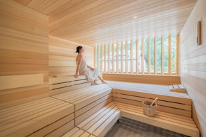 Sauna, steam room, body treatments, hot stone massages, sports massages - Parkhotel Margna (Sils im Engadin-Segl)