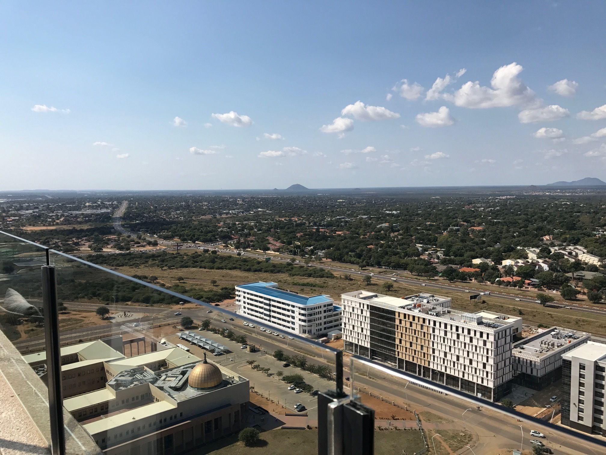 Uitzicht vanuit accommodatie
