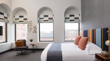 Premium bedding, pillowtop beds, in-room safe, desk