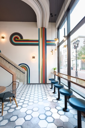 Lunch and dinner served, alfresco dining