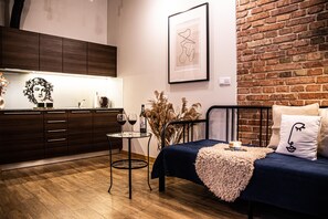 Superior-Apartment (Double Merlot) | Eigene Küche