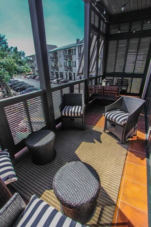 Luxury Condo, 3 Bedrooms, Courtyard View, Courtyard Area | Terrace/patio - Rosemary Beach Rentals by Counts-Oakes (Panama City Beach)