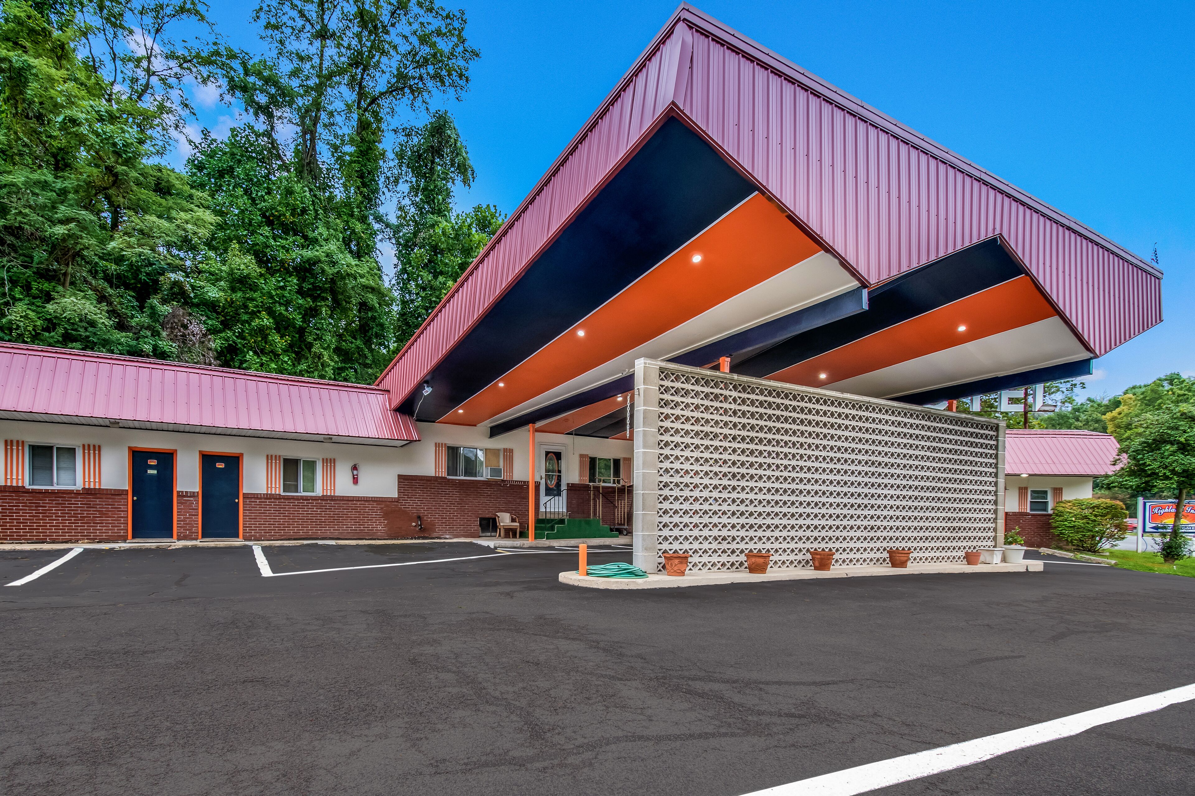 Majoituspaikan julkisivu