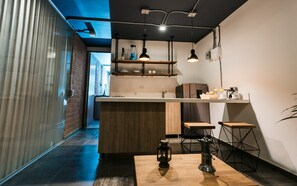 Apartamento, 1 habitación, vistas a la ciudad (Provenza) | Cocina básica privada | Frigorífico grande