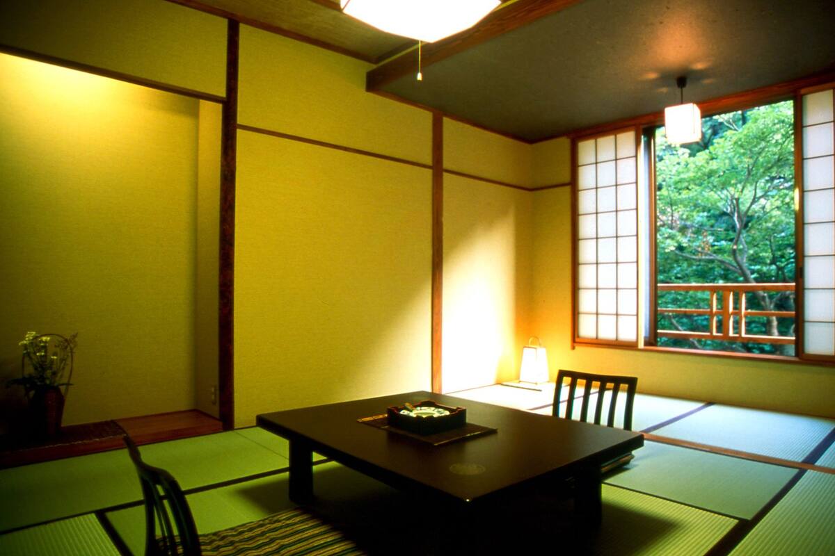 Japanese Style Room with Open-Air Bath, Type A, Non Smoking | Premium bedding, in-room safe, WiFi (free), individually decorated