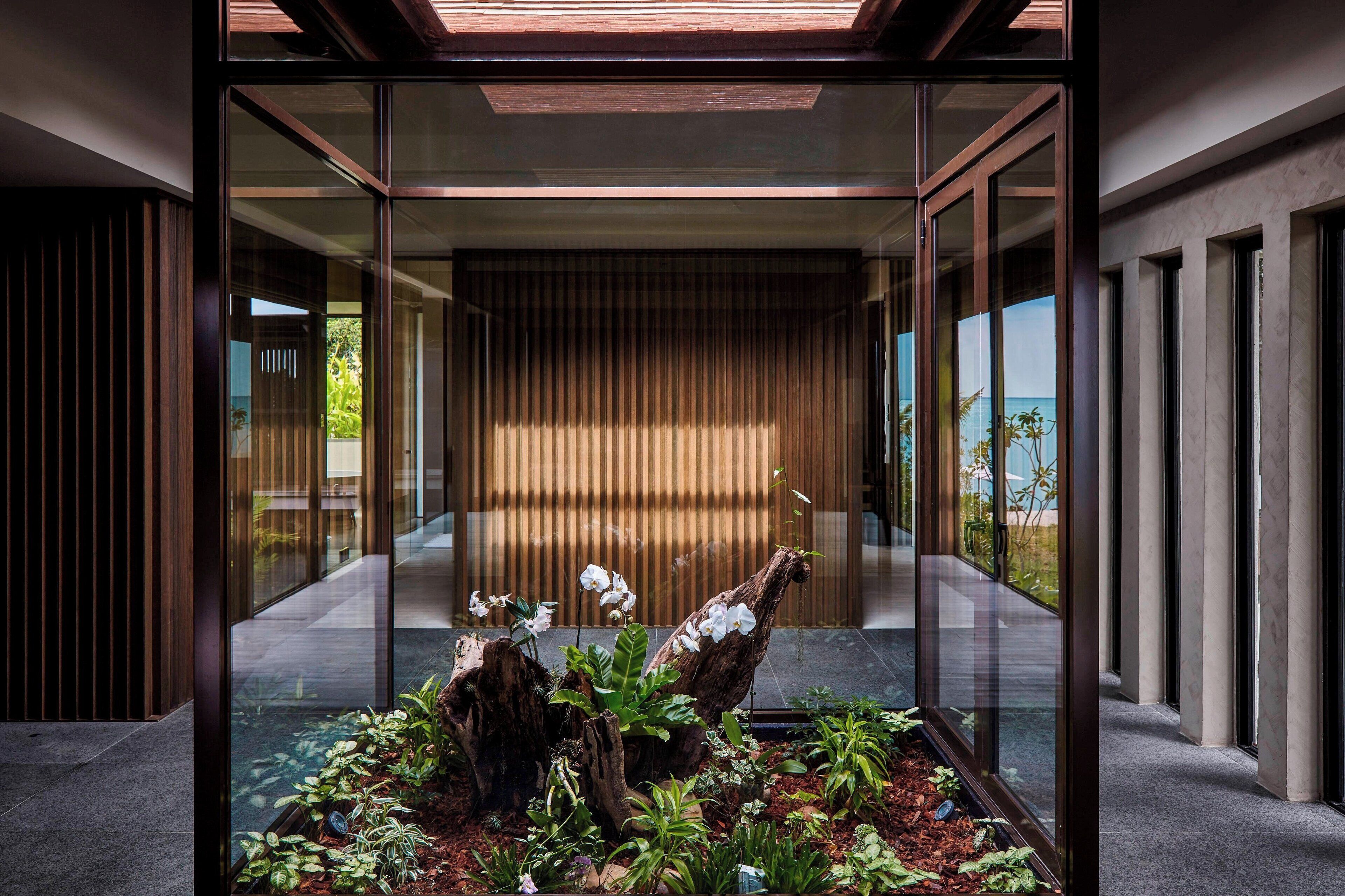 villa, 1 bedroom, non smoking, ocean view | beach | private beach, white sand, sun-loungers, beach umbrellas