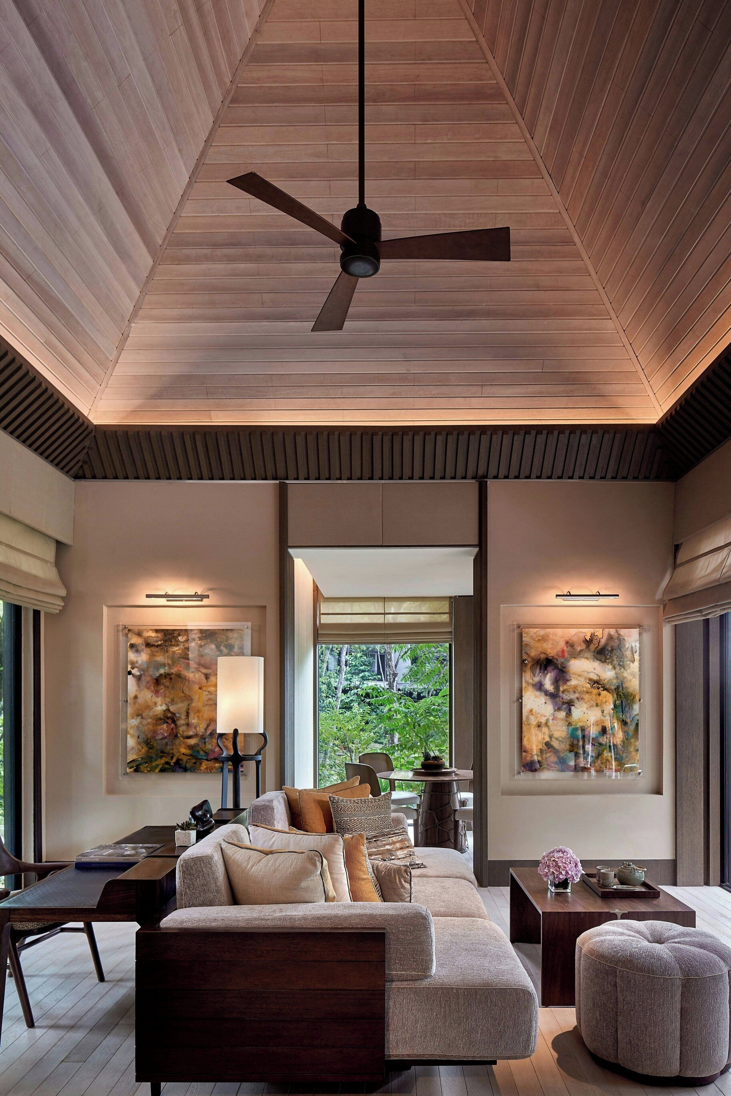 villa, 1 bedroom, non smoking, balcony (view) | living room | 55-inch led tv with satellite channels, tv