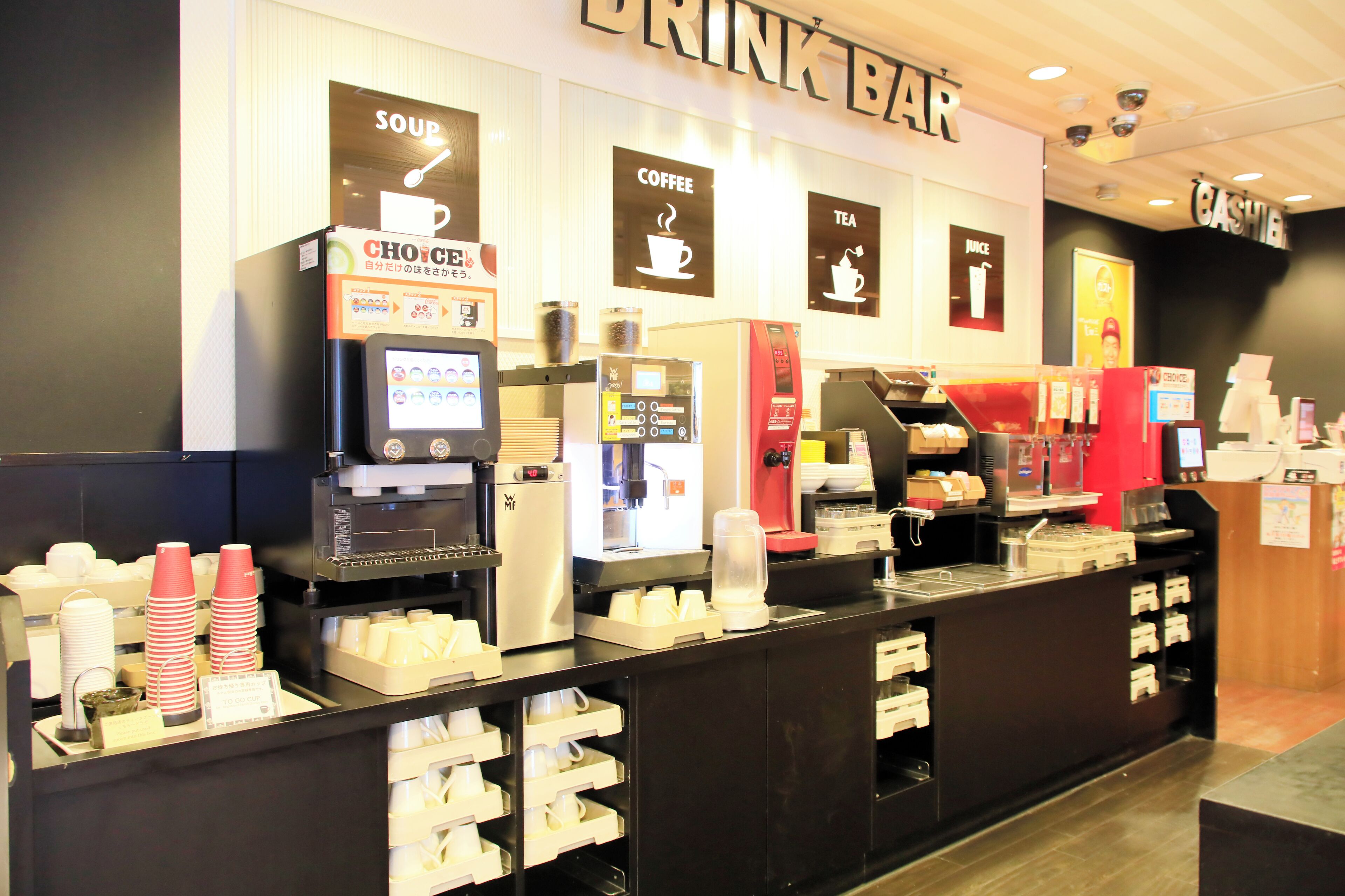 daily buffet breakfast (jpy 1200 per person)