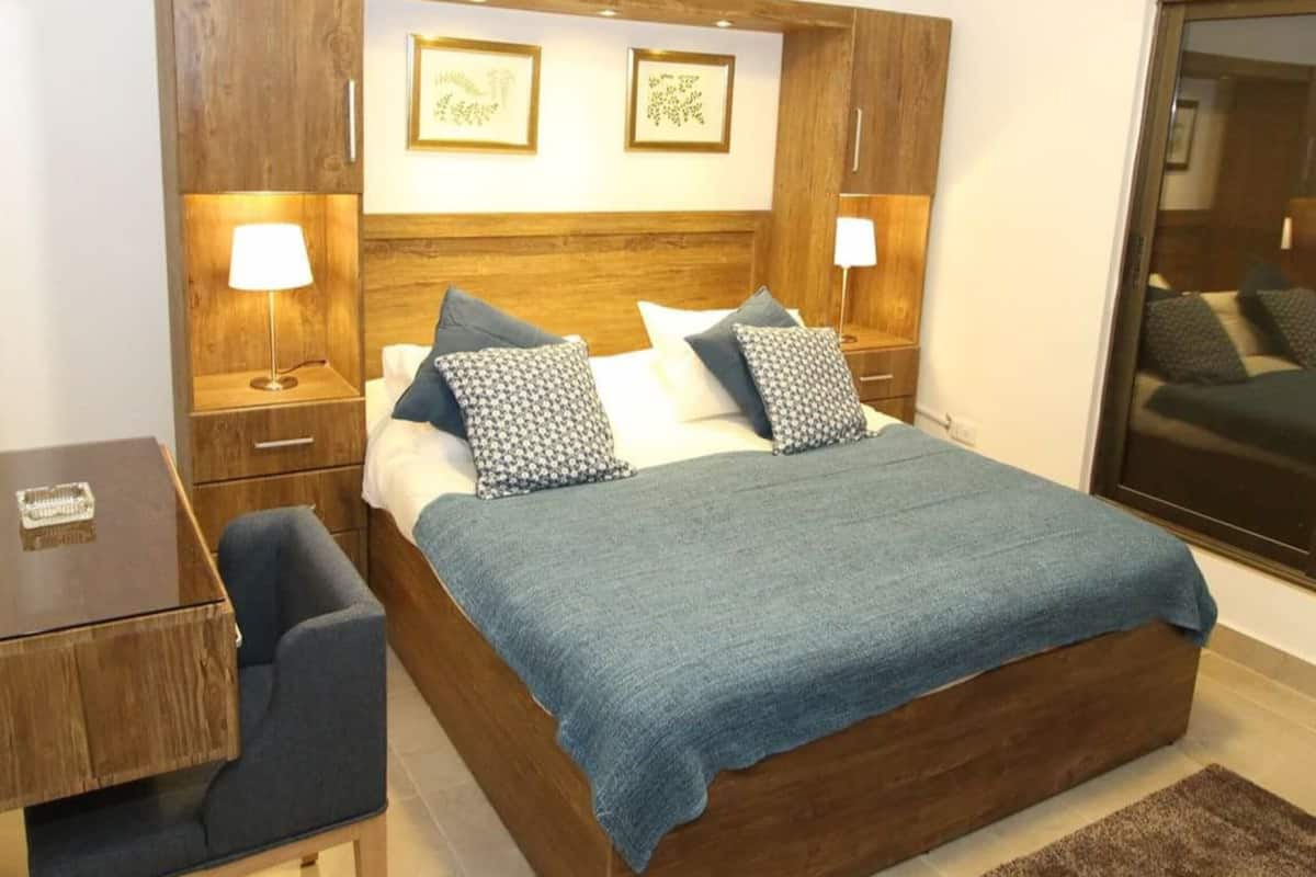 Superior appartement, 1 slaapkamer | 1 slaapkamer, een kluis op de kamer, geluiddichte muren
