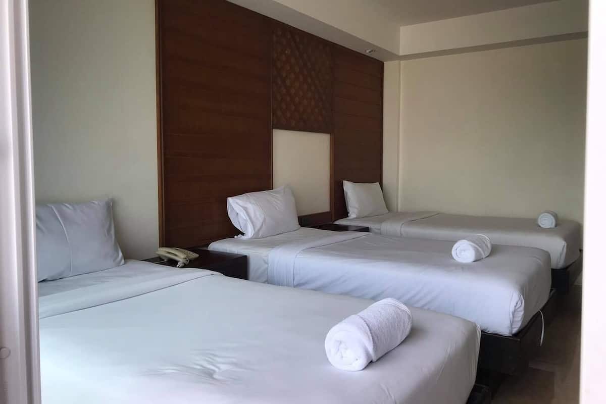 standard triple room (free roundtrip airport transfer) | iron/ironing board, free wifi, bed sheets, wheelchair access