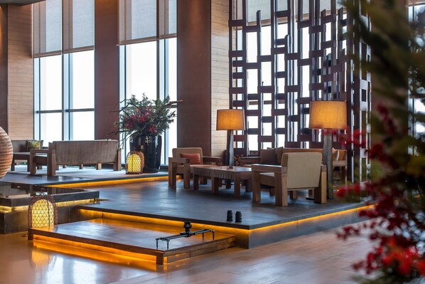 Sala de estar en el lobby