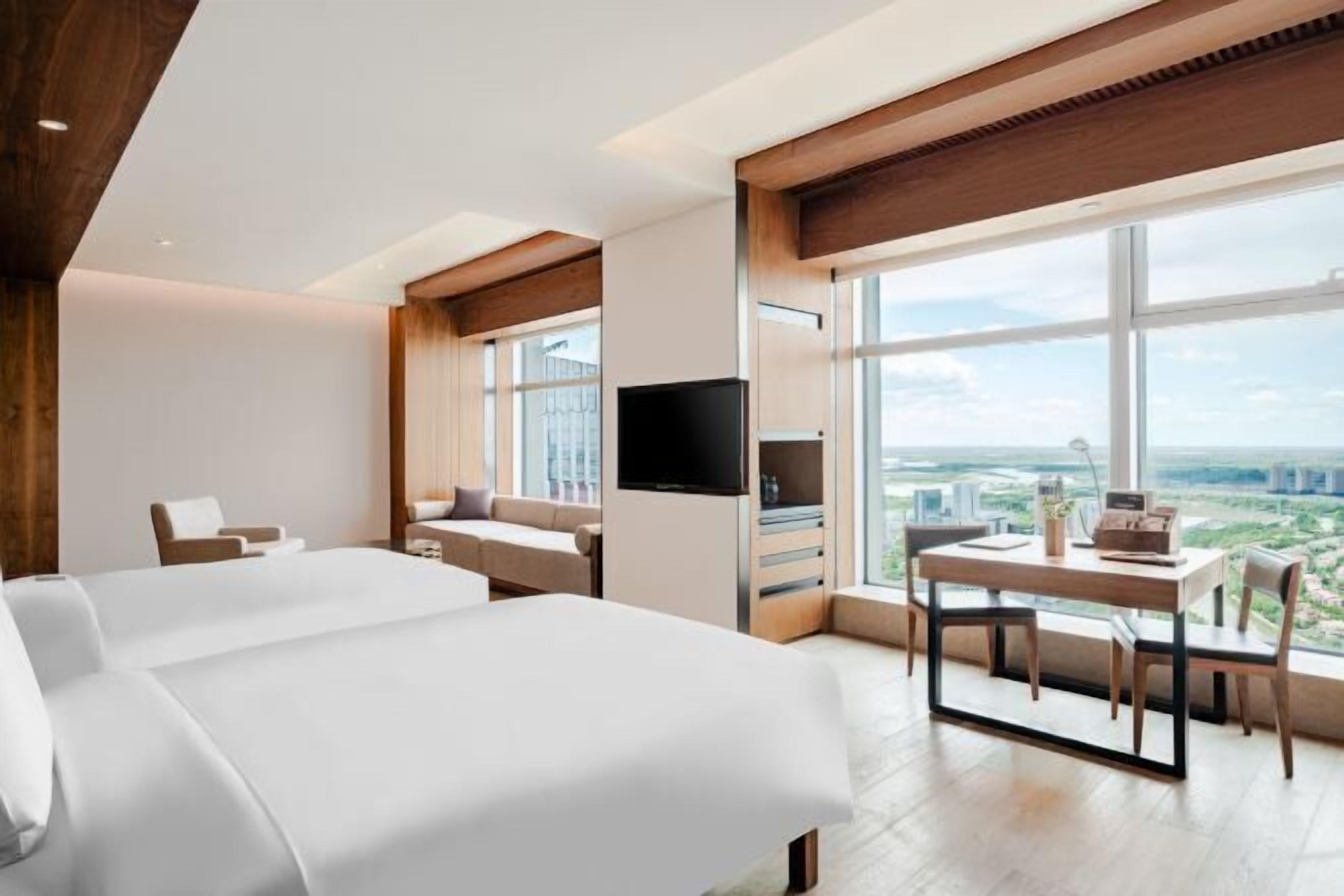 Minibar, in-room safe, desk, blackout curtains