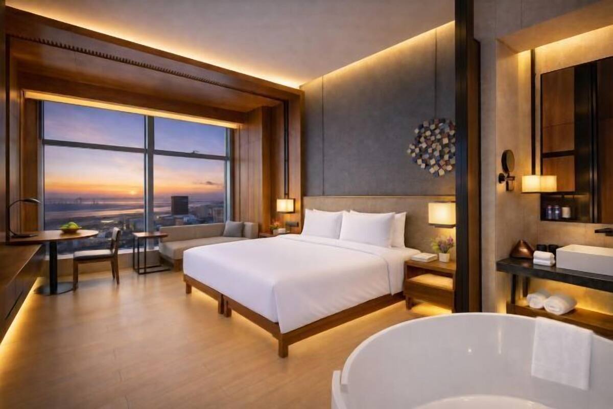 Minibar, in-room safe, desk, blackout drapes