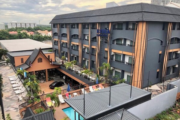 Façade de l’hébergement