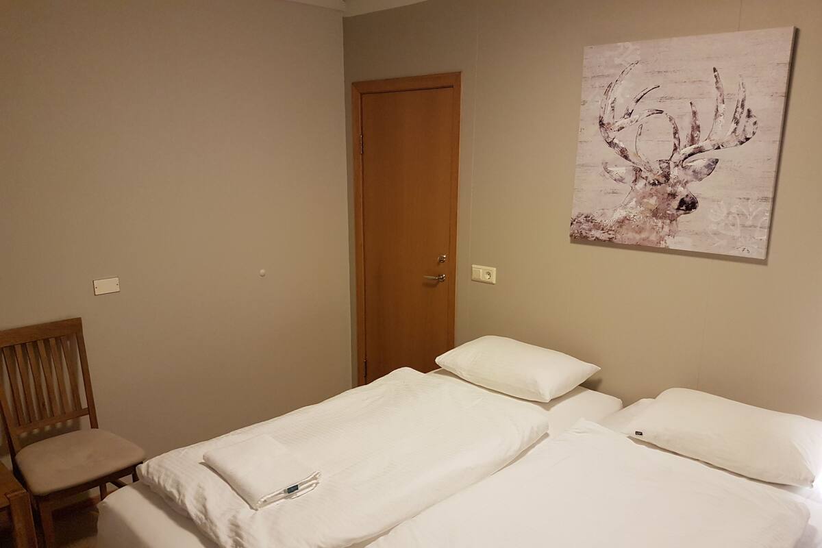 Chambre Standard Double ou avec lits jumeaux, 1 lit double ou 2 lits jumeaux, vue montagne