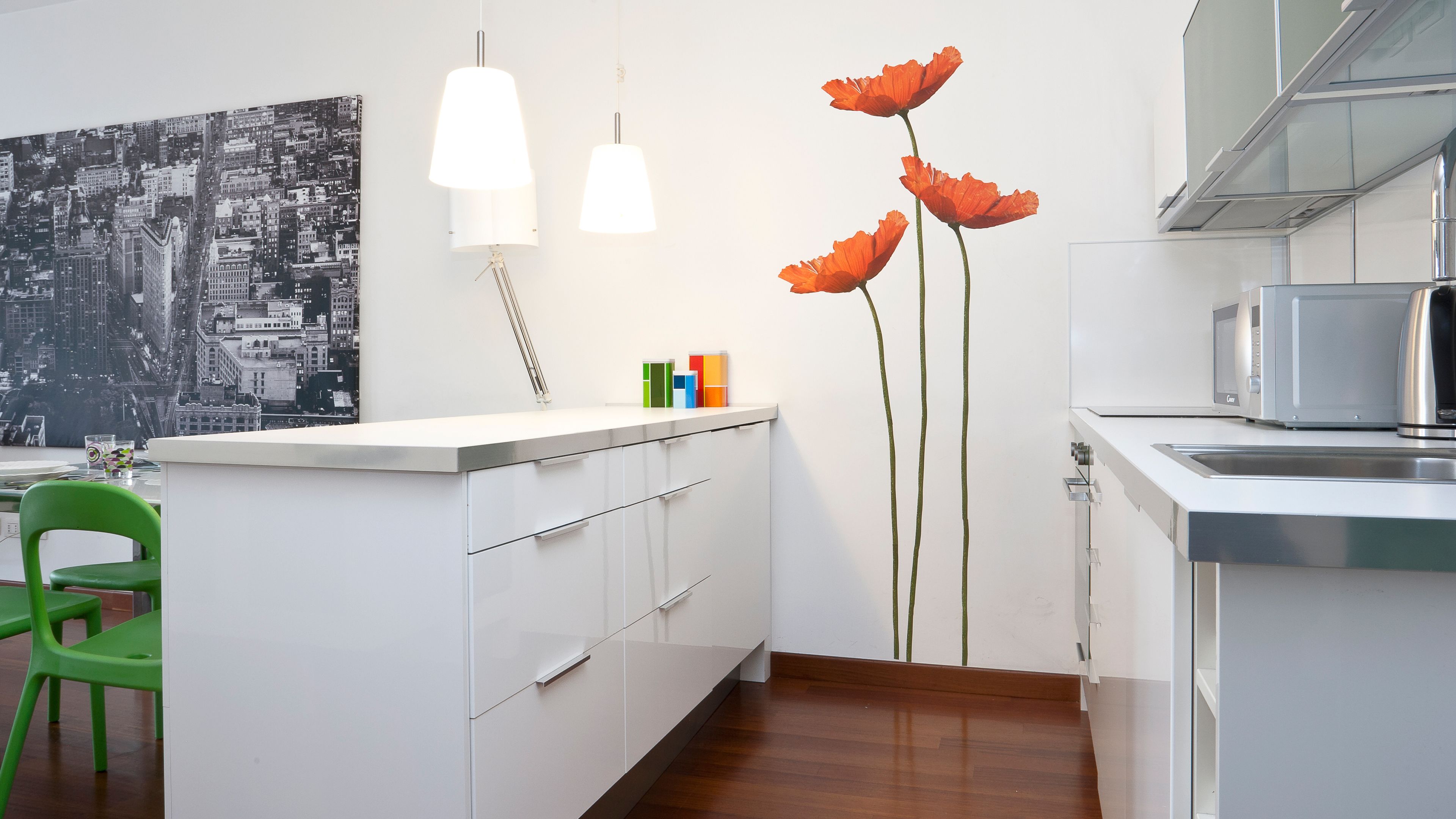 公寓 (1 Bedroom) | 私人厨房 | 冰箱、微波炉、烤箱、炉灶