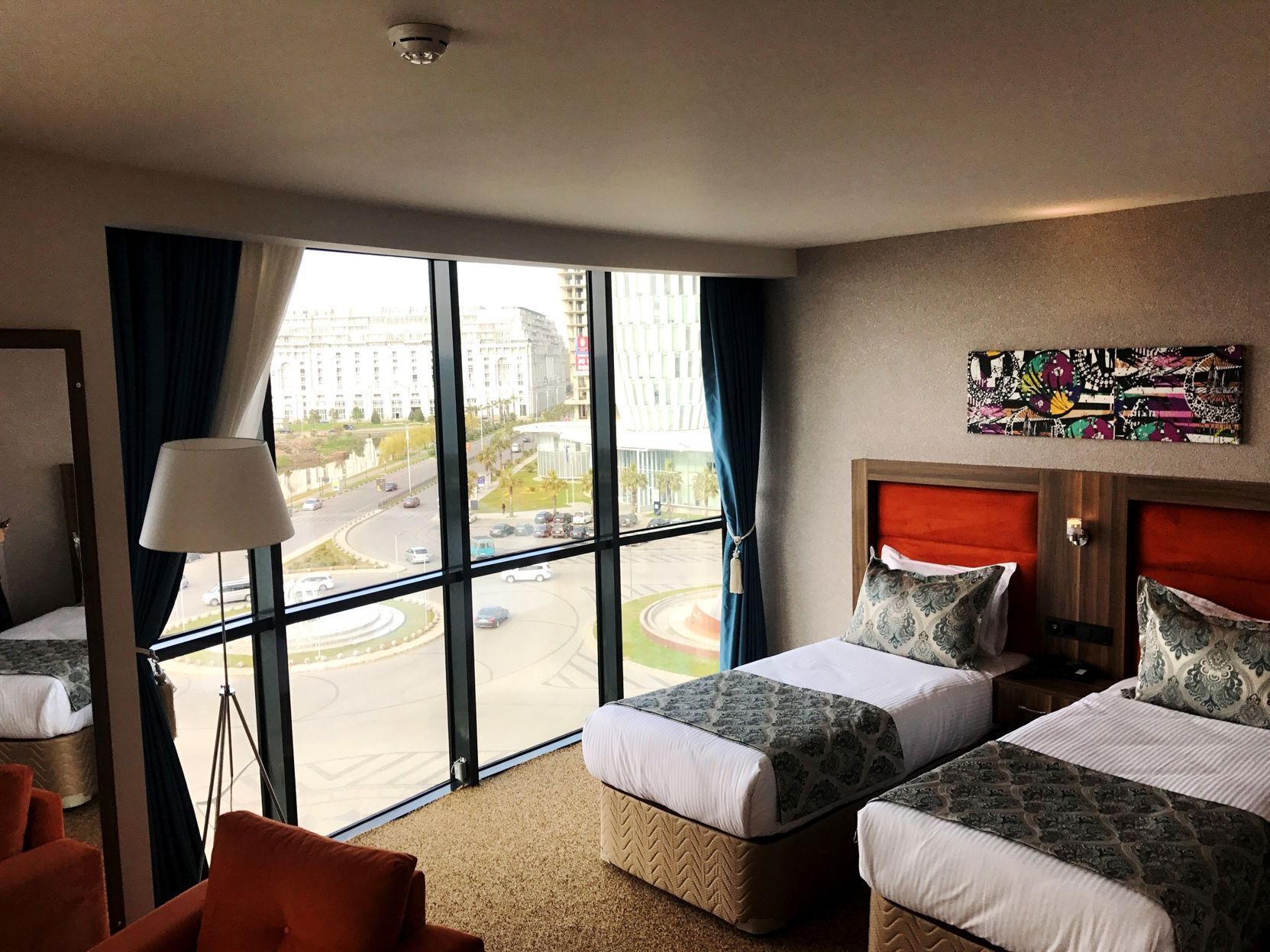 Premium bedding, minibar, in-room safe, desk