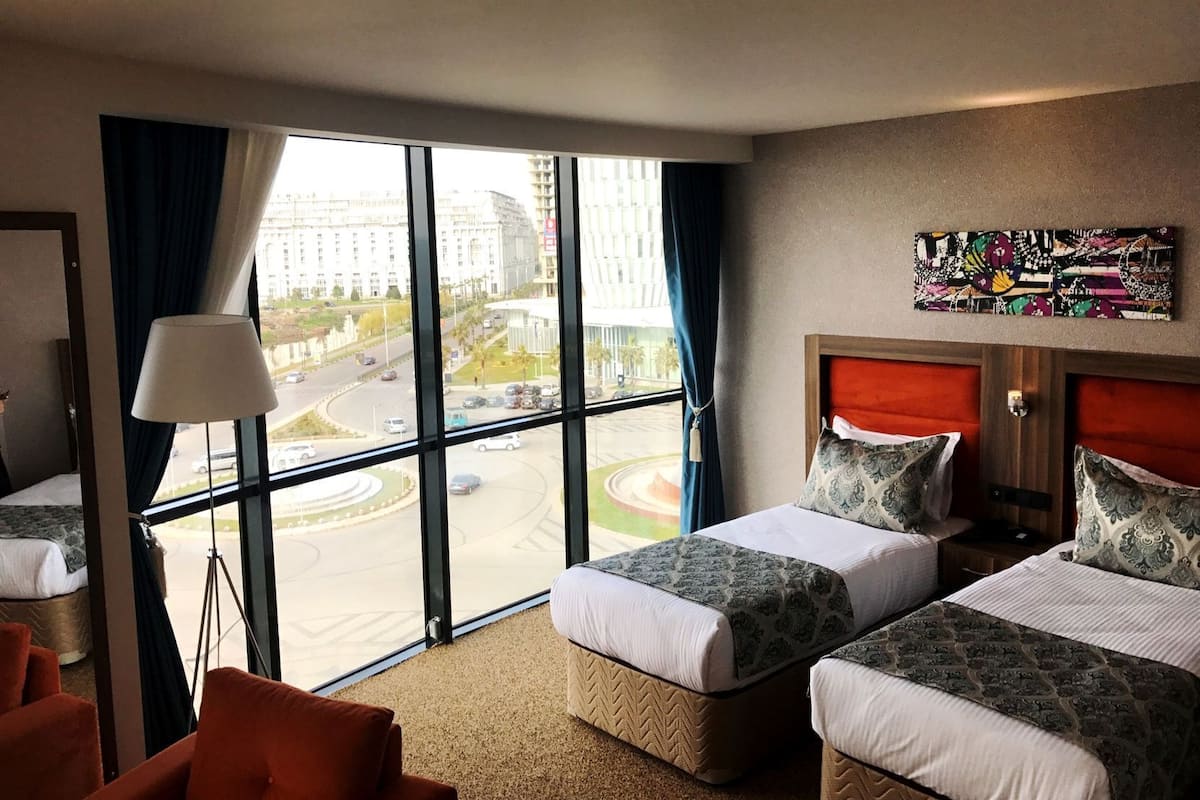 Premium bedding, minibar, in-room safe, desk