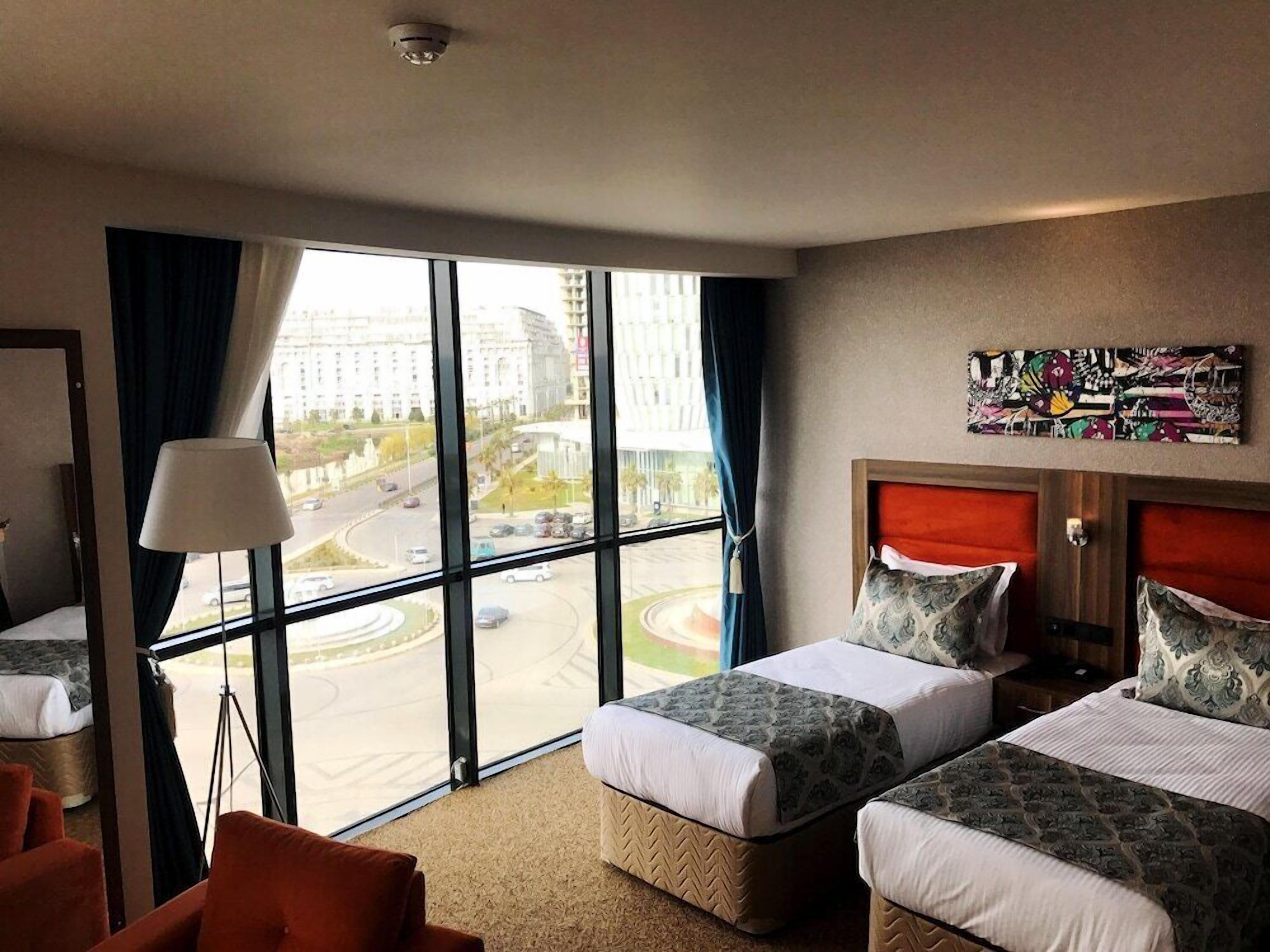 Premium bedding, minibar, in-room safe, desk