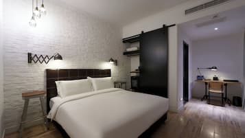 Junior-Doppelzimmer | Wohnbereich | 40-Zoll-Fernseher mit Kabelempfang