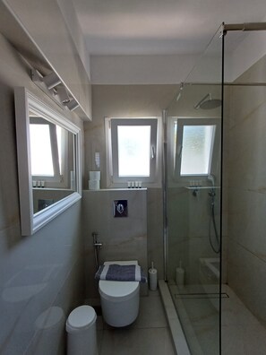 Quadruple Room, Sea View | In-room safe, soundproofing, iron/ironing board, free WiFi - Manos Rooms (Mykonos)