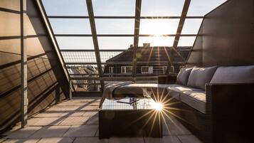 Penthouse Deluxe, 1 habitación, Terraza (incl. 29€ cleaning fee) | Terraza o patio