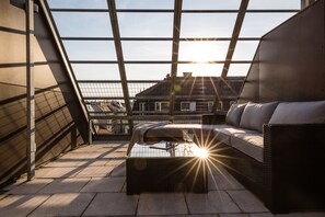 Loftsleilighet – deluxe, 1 soverom, terrasse (incl. 29€ cleaning fee) | Terrasse/patio