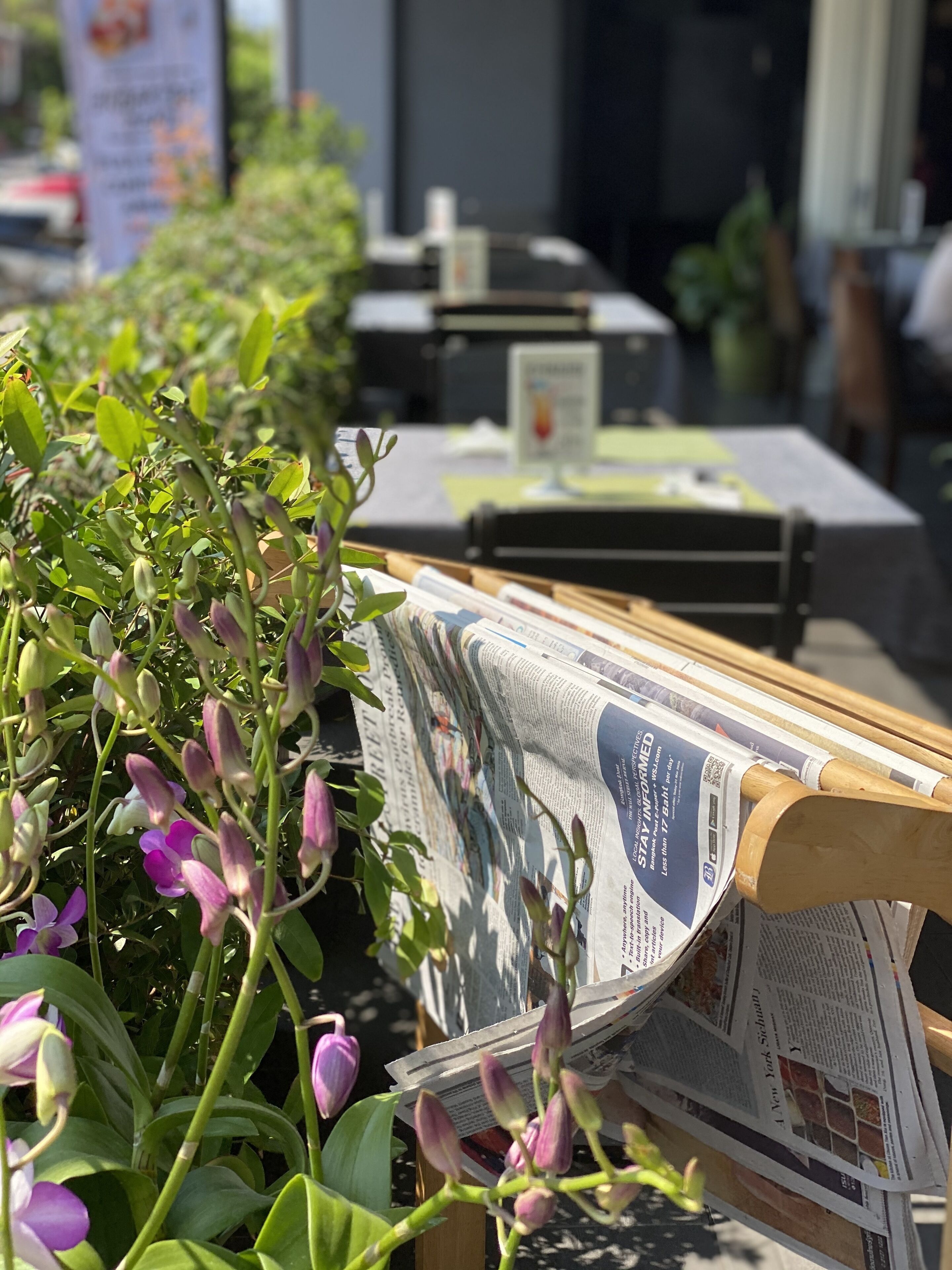 breakfast, lunch, dinner served; thai cuisine, beach views