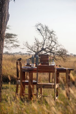 Breakfast, lunch, dinner served; international cuisine  - Mawe Luxury Tented Camp (Serengeti)