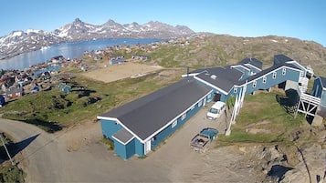 منظر من الجو على ارتفاع عالٍ