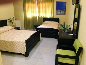 Double Room, 2 Double Beds, Private Bathroom