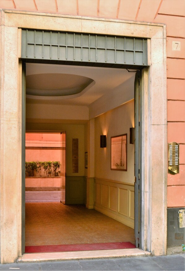 Entrada de l'allotjament