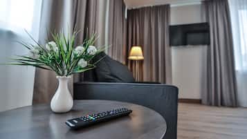 Apart-Suite | 1 dormitorio, ropa de cama de alta calidad, caja fuerte y escritorio