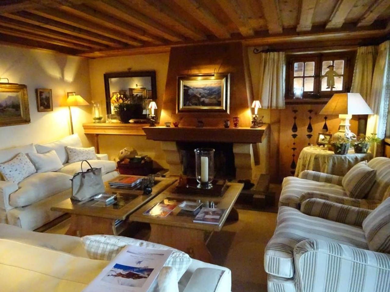 Chalet, Mehrere Schlafzimmer, Terrasse, Bergblick (6 Bathrooms) | Wohnzimmer