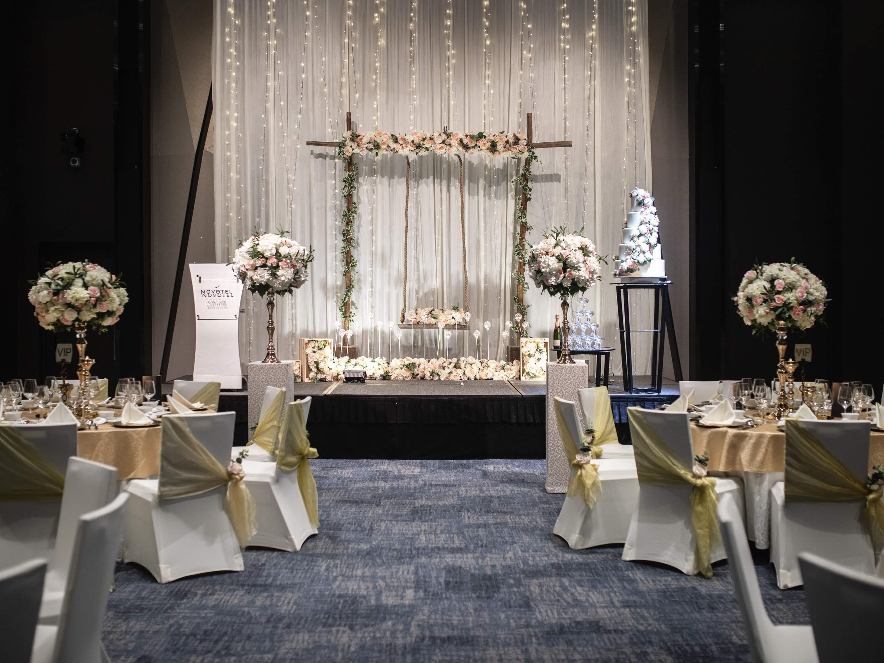 Innenbereich für Hochzeiten
