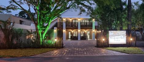 Façade de l’hébergement