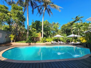 Luxury Twin/King Apartment with Patio on Ground Floor, Courtyard View, 1 Bedroom | Terrace/patio - Leopard Tree Lodge (St. Lucia)